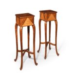 A pair of Anglo-Indian teak stands main