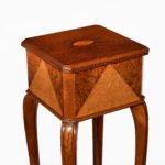 A pair of Anglo-Indian teak stand