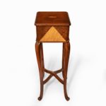 A pair of Anglo-Indian teak stand side