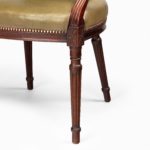 Six Edwardian mahogany chairs by Gill & Reigate legs