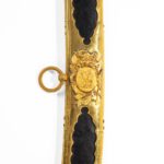 A cased Lloyds £50 sword for valour awarded to Lt. Ogle Moore of H.M.S. Maidstone, 1804