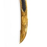 A cased Lloyds £50 sword for valour awarded to Lt. Ogle Moore of H.M.S. Maidstone, 1804 tip of sword