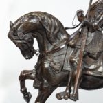 An Italian bronze equestrian sculpture of Emanuele Filiberto, Duke of Savoia