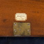 William IV brass-inlaid kingwood writing box by Edwards label