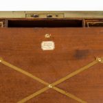 A superb William IV brass-inlaid kingwood writing box by Edwards back