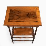 An usual pair of Regency rosewood side tables, firmly attributed to Gillows of Lancaster top