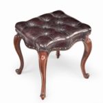 mid-Victorian rosewood stool