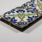 A panel of two square Ottoman Empire ‘Dome of the Rock’ tile details