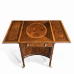 A George III Chippendale-style satinwood Pembroke table top
