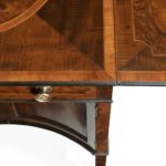 A George III Chippendale-style satinwood Pembroke top