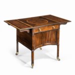 A George III Chippendale-style satinwood Pembroke table