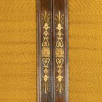 pair of Regency brass-inlaid rosewood side cabinets handle