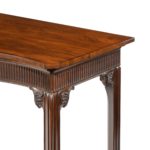 A George III mahogany side table, English, circa 1890 side