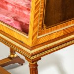 French double-sided display cabinet by François Linke Front details