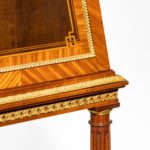 French double-sided display cabinet by François Linke Front foot