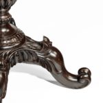 An Anglo-Indian solid ebony jardiniere foot