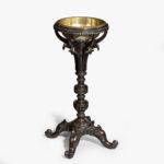 An Anglo-Indian solid ebony jardiniere