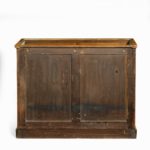 A Victorian kingwood display cabinet in French taste back