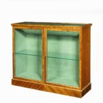 A Victorian kingwood display cabinet in French taste