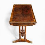 A William IV rosewood free-standing end support table attributed to Gillows
