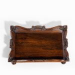 A William IV mahogany desk tidy attributed to Gillows