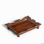 A William IV mahogany desk tidy attributed to Gillow