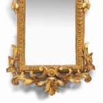 An Italian carved gilt-wood pier mirror