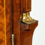 A good quality Regency ‘Egyptian style’ mahogany longcase clock by John Grant corner detail