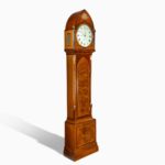 A good quality Regency ‘Egyptian style’ mahogany longcase clock by John Grant side