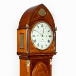 A good quality Regency ‘Egyptian style’ mahogany longcase clock by John Grant face