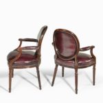 Two Edwardian mahogany chairs by Gill & Reigate secondary imaged