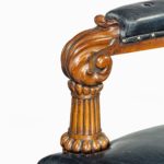 Regency nautical chair made for the Alliance insurance company arm detail