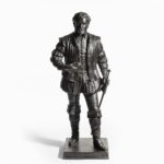 A bronze model of Sir Francis Drake, by Herbert H Cawood front bronze