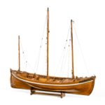 Lugger lifeboat model by Twyman for the International Exhibition, London 1862 full