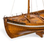 Lugger lifeboat model by Twyman for the International Exhibition, London 1862 name inscription