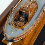 Scale model of a 'Watson' class lifeboat hull detail top