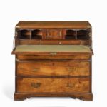 An Anglo-Chinese hardwood naval officer’s campaign chest open