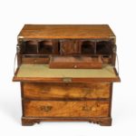 Anglo-Chinese hardwood naval officer’s campaign chest open front