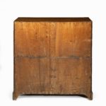 Anglo-Chinese hardwood naval officer’s campaign chest back