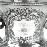 The Shannon Yacht Club silver racing trophy for 1859 details