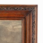 Details of picture frame made of oak from H.M.S. Victory