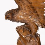 Black Forest walnut model golden eagle attributed right close up