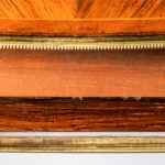 kingwood marquetry envelope card table side details