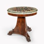 An Italian ‘Grand Tour’ marble top and French empire base,