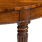 Early Victorian mahogany console table details