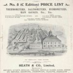 Footnote: Heath & Co (also known as Hezzanith) was founded 1845 and specialised in nautical and surveying instruments. The breadth of production was advertised in 7 different catalogues.