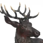 A fine late 19th century Black Forest stag face