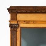 A fine late Victorian Douglas fir, cherry and laburnum display cabinet from Cowden Castle top