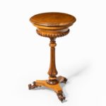 A William IV amboyna and rosewood jardiniere