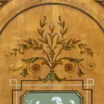 A Victorian satinwood breakfront side cabinet details